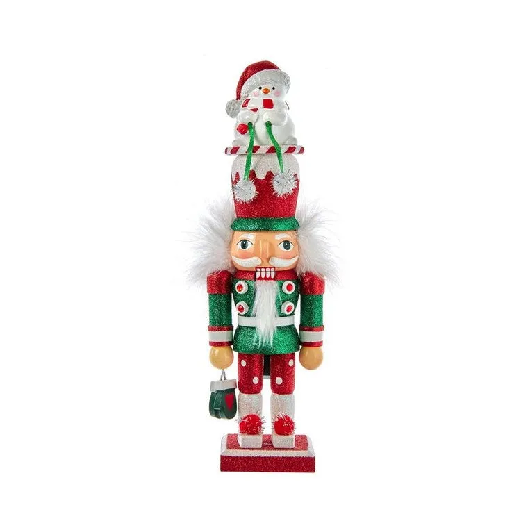 12" Hollywood Snowman Hat Nutcracker
