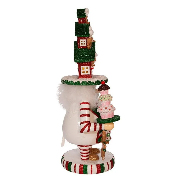 15" Hollywood Battery-Operated LED Gingerbread House Hat Nutcracker