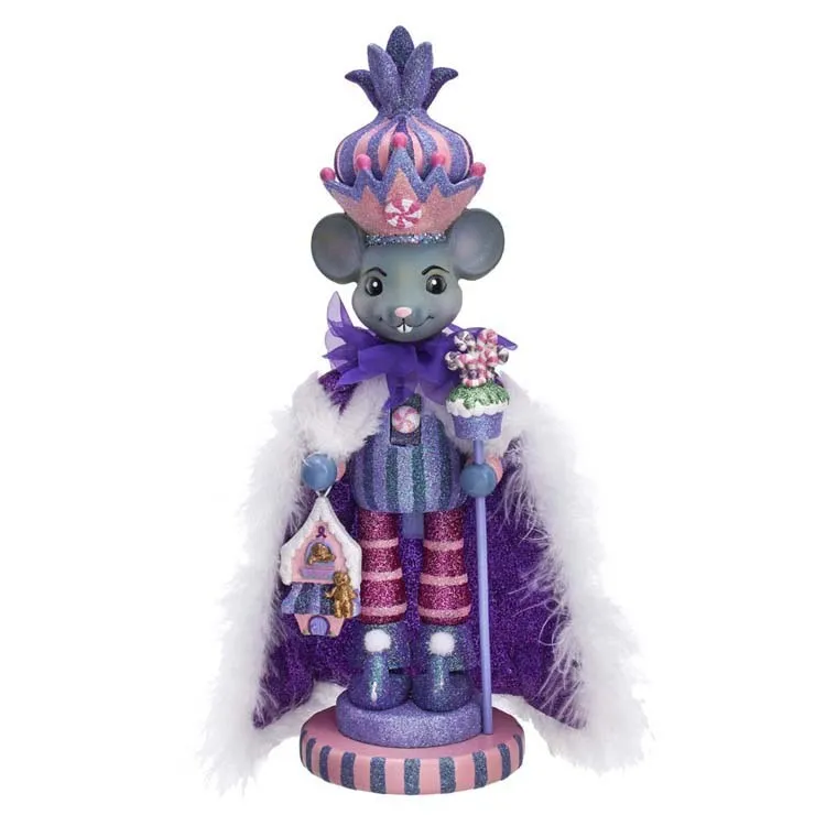 15" Hollywood Sugar Plum Mouse King Nutcracker