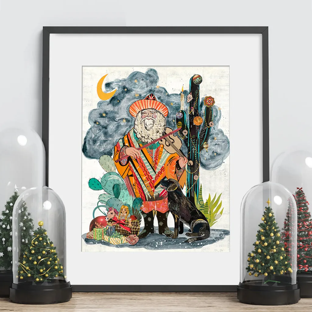 2021 SANTA CLAUS limited edition paper print