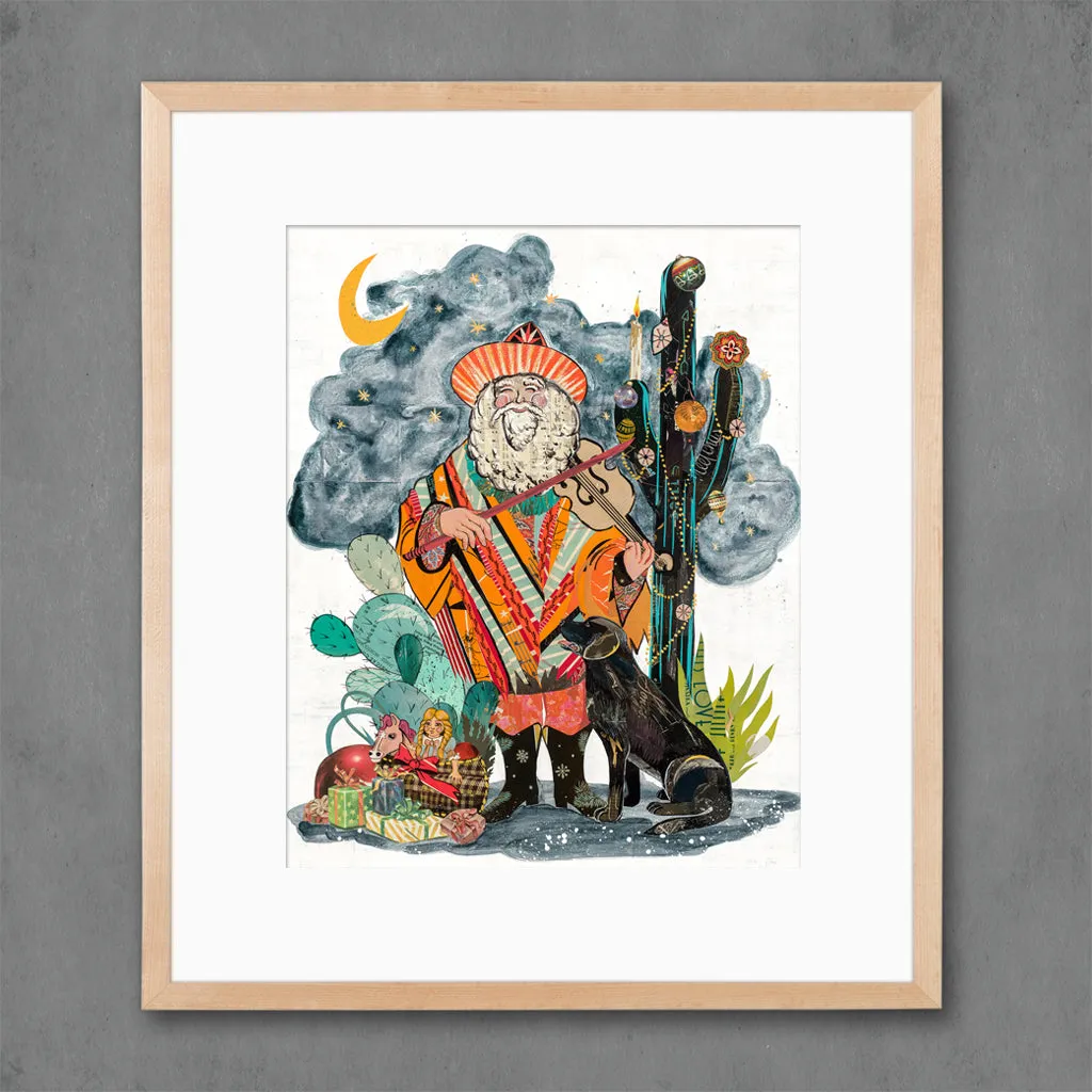 2021 SANTA CLAUS limited edition paper print