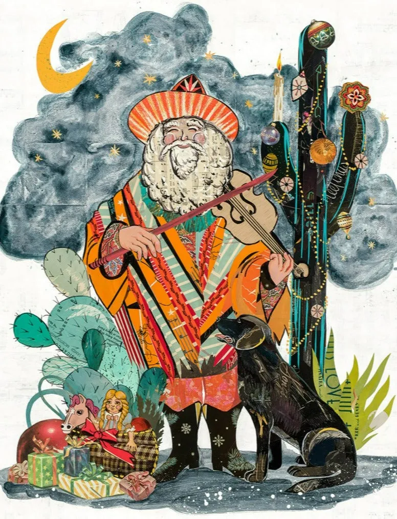 2021 SANTA CLAUS limited edition paper print
