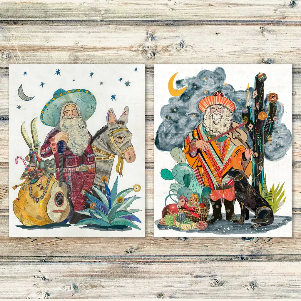 2021 SANTA CLAUS limited edition paper print