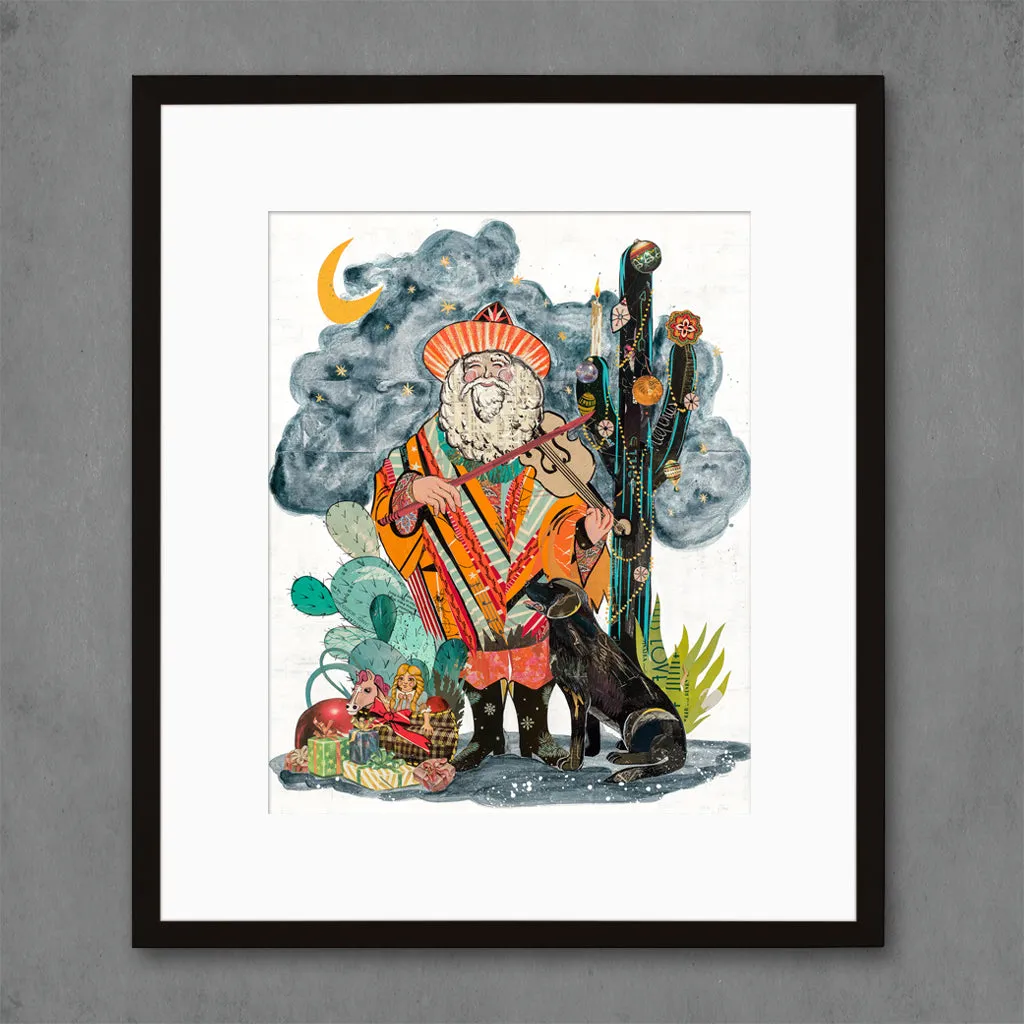 2021 SANTA CLAUS limited edition paper print
