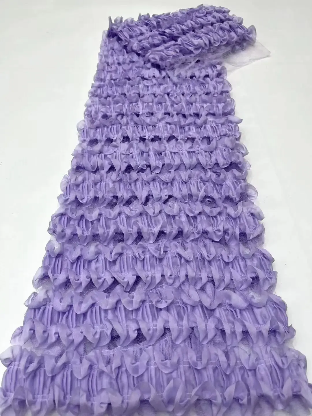 5 YARDS / 9 COLORS / Polemani Abstract Sequin Beaded Embroidery Tulle Mesh Lace Dress Fabric