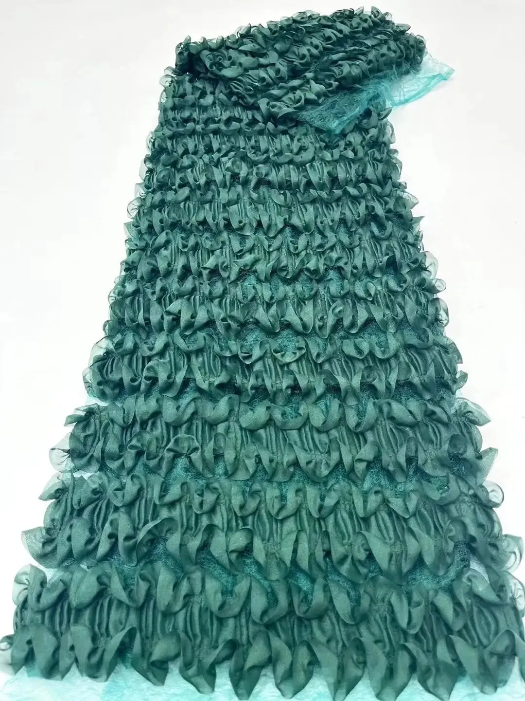 5 YARDS / 9 COLORS / Polemani Abstract Sequin Beaded Embroidery Tulle Mesh Lace Dress Fabric