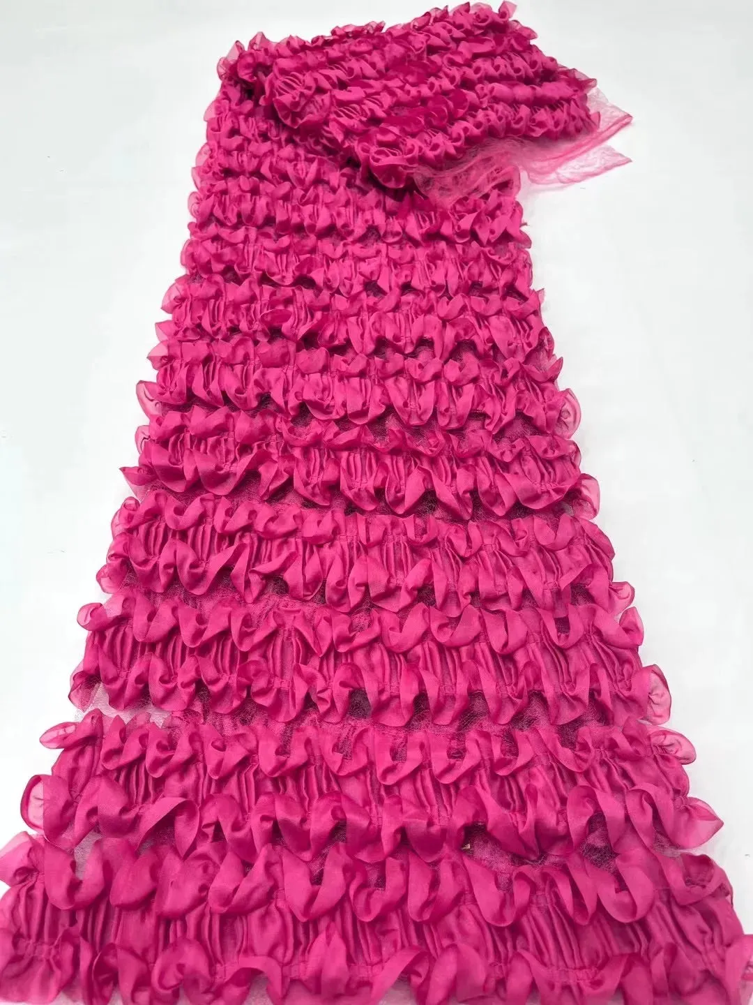 5 YARDS / 9 COLORS / Polemani Abstract Sequin Beaded Embroidery Tulle Mesh Lace Dress Fabric