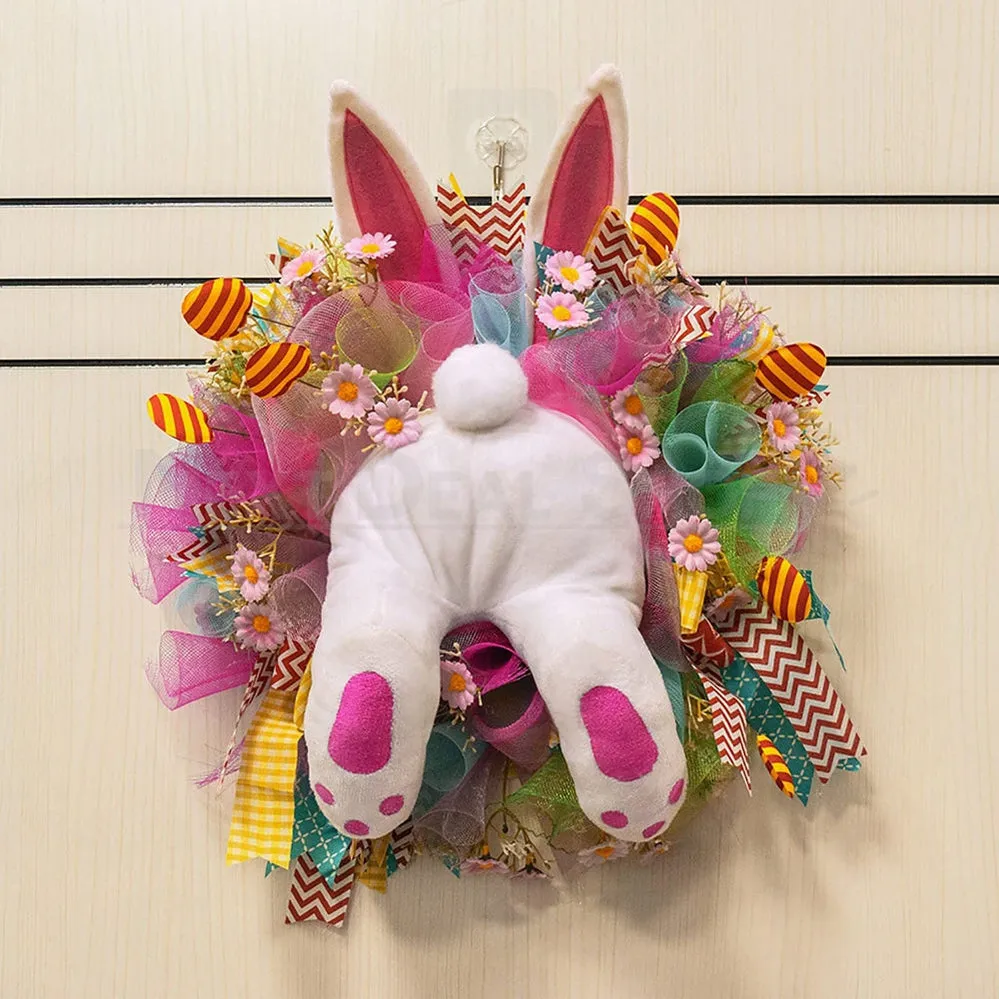 Adorable Easter Bunny Butt Wreath