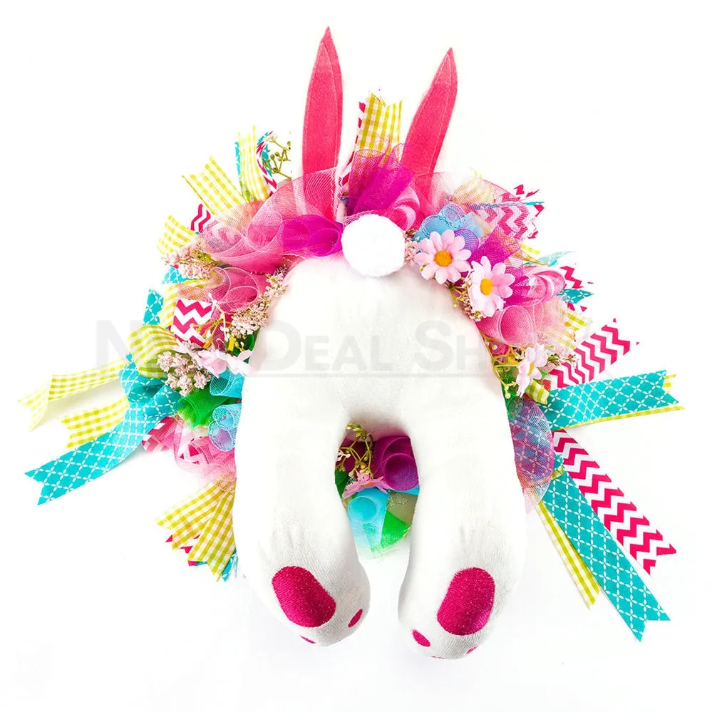 Adorable Easter Bunny Butt Wreath