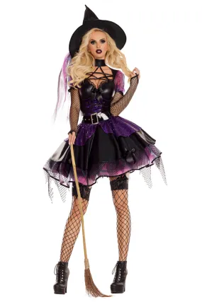 Amethyst Pentagram Witch Costume