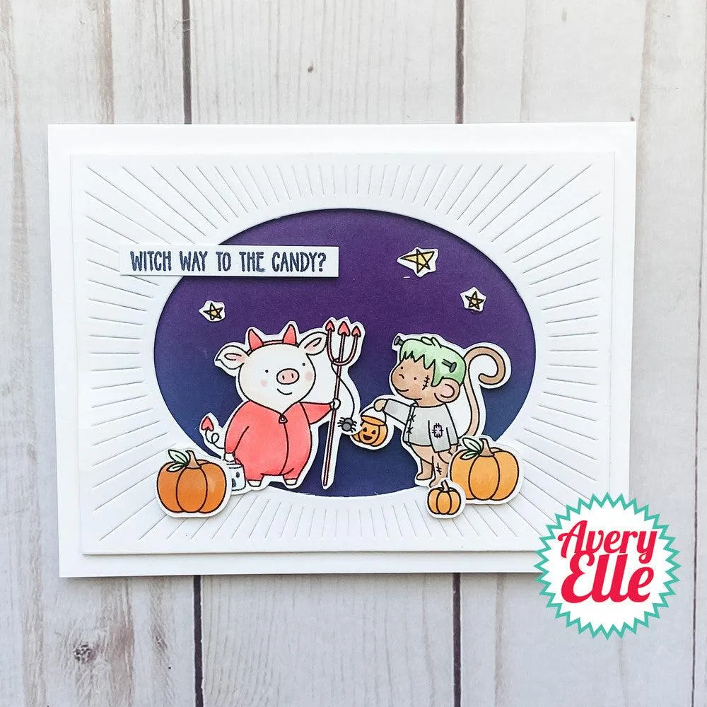 Avery Elle - Clear Stamps - Frightfully Fun