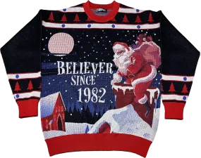 Believer Since 1982 Knitted Christmas Sweater