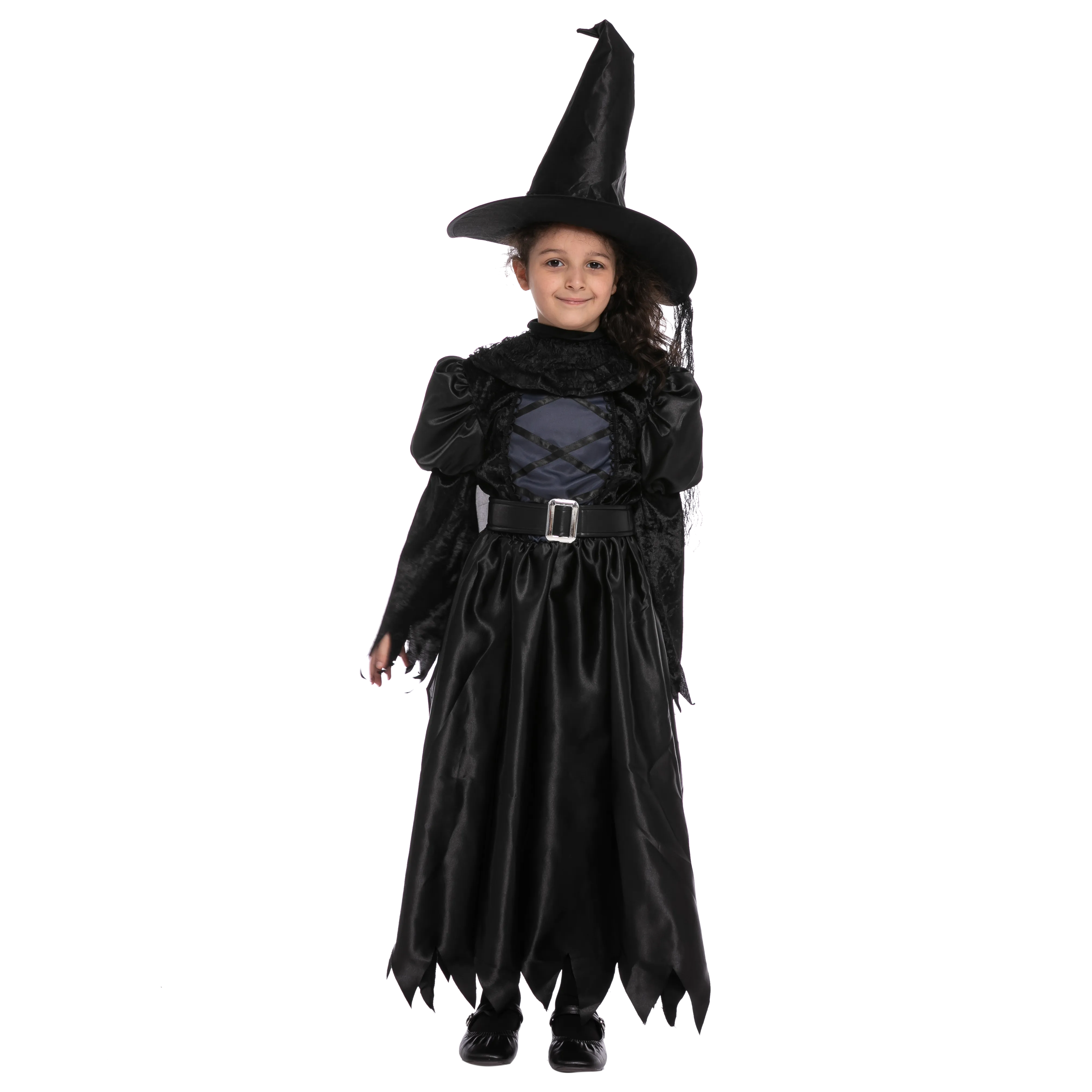Black Witch Costume Cosplay for Girls