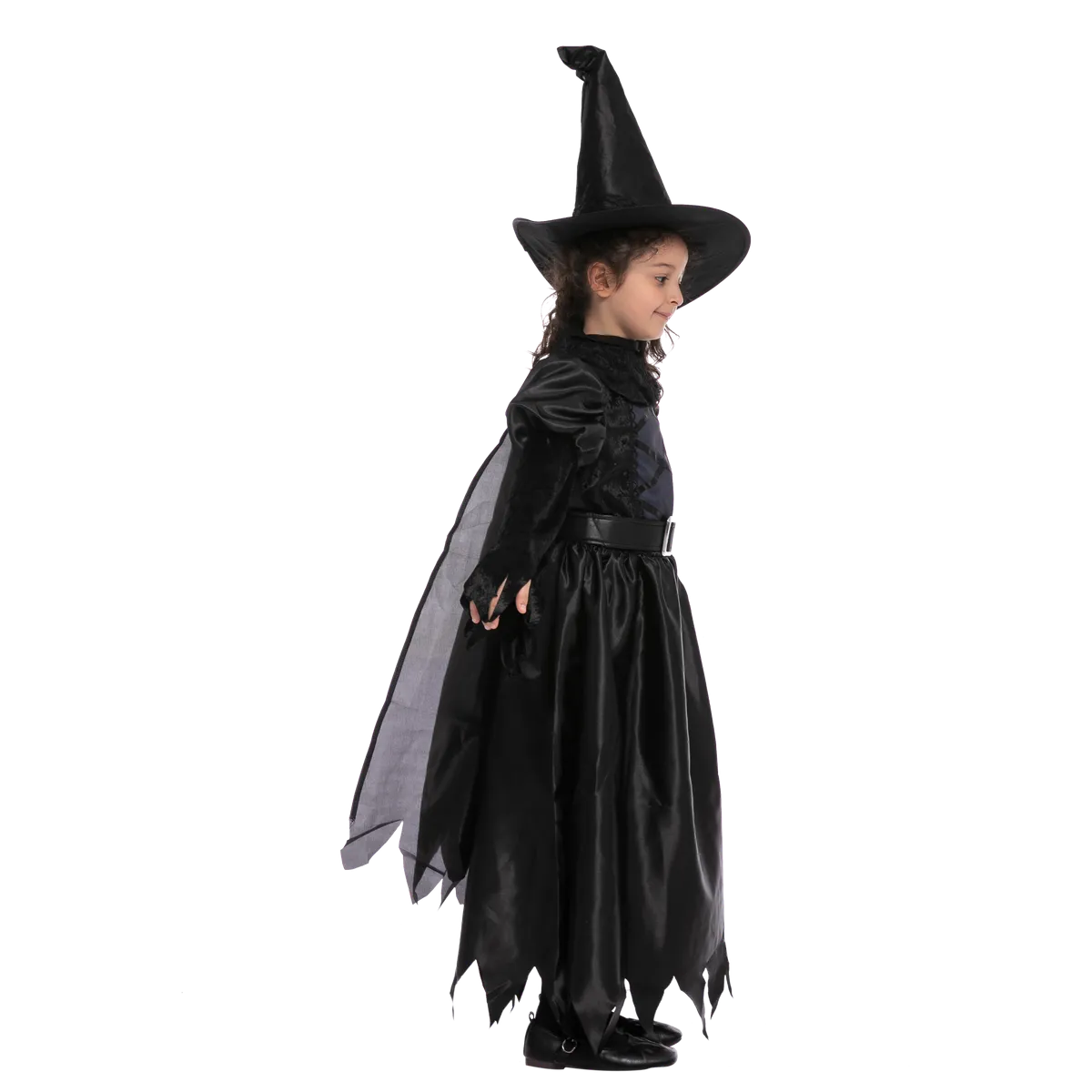 Black Witch Costume Cosplay for Girls