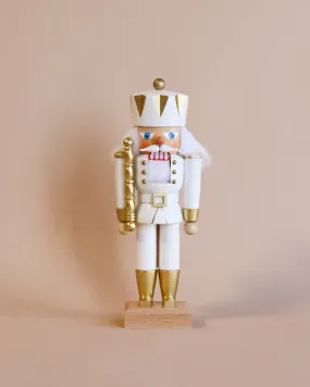 Christian Ulbricht Collectible Wooden Nutcracker - King (White)