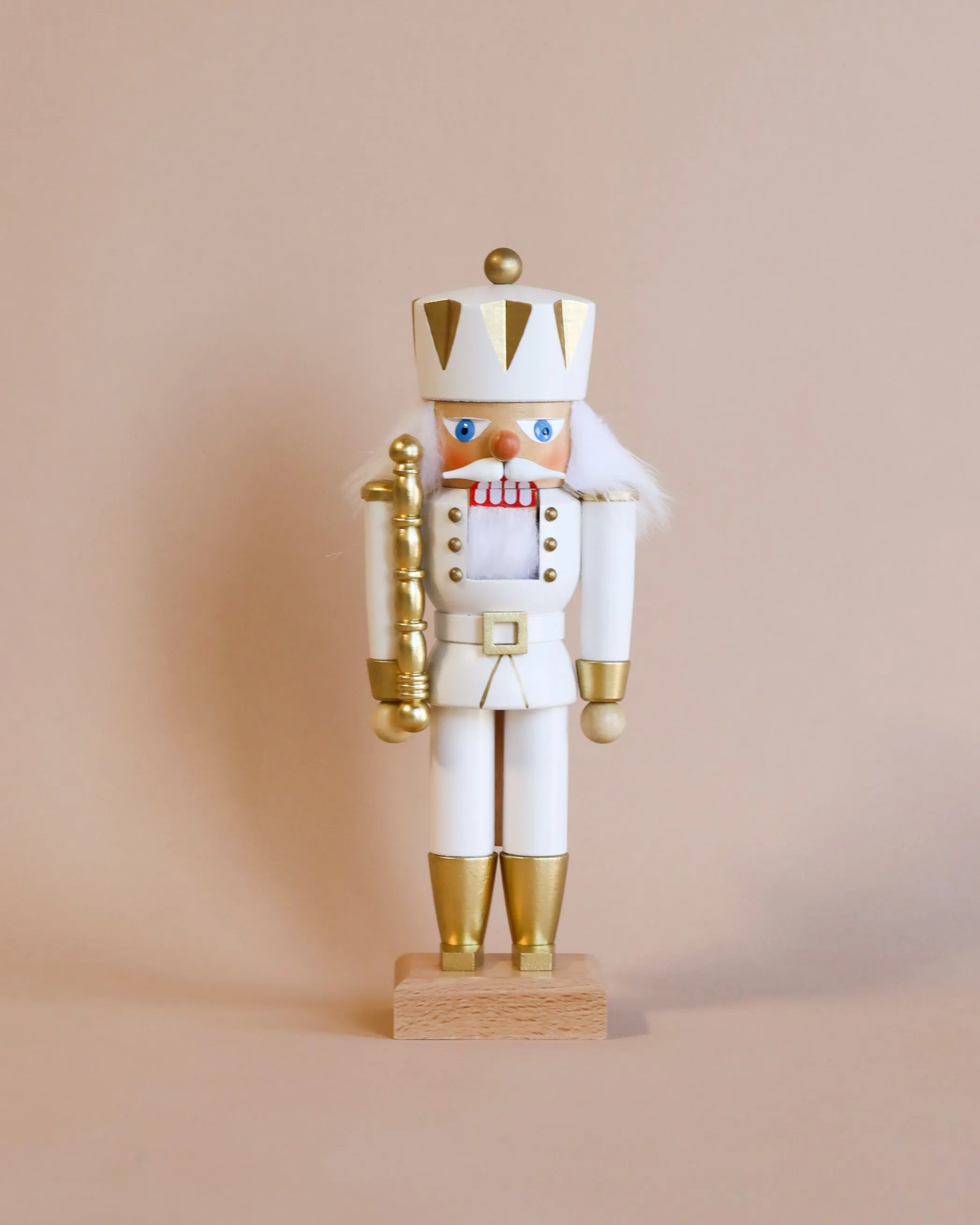 Christian Ulbricht Collectible Wooden Nutcracker - King (White)