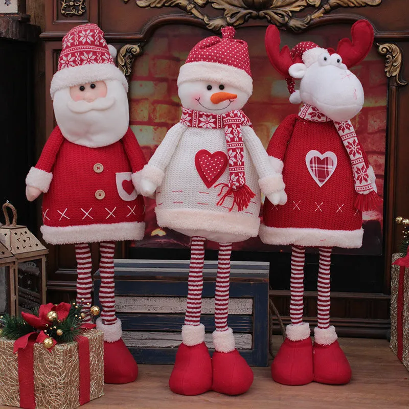 Christmas Decorations For Home Big Santa Claus Doll Children New Year