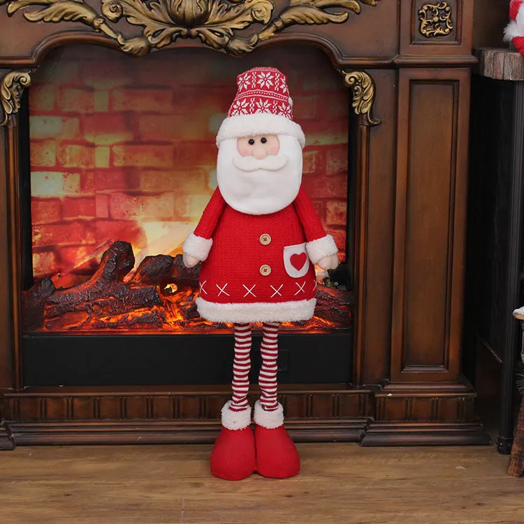 Christmas Decorations For Home Big Santa Claus Doll Children New Year