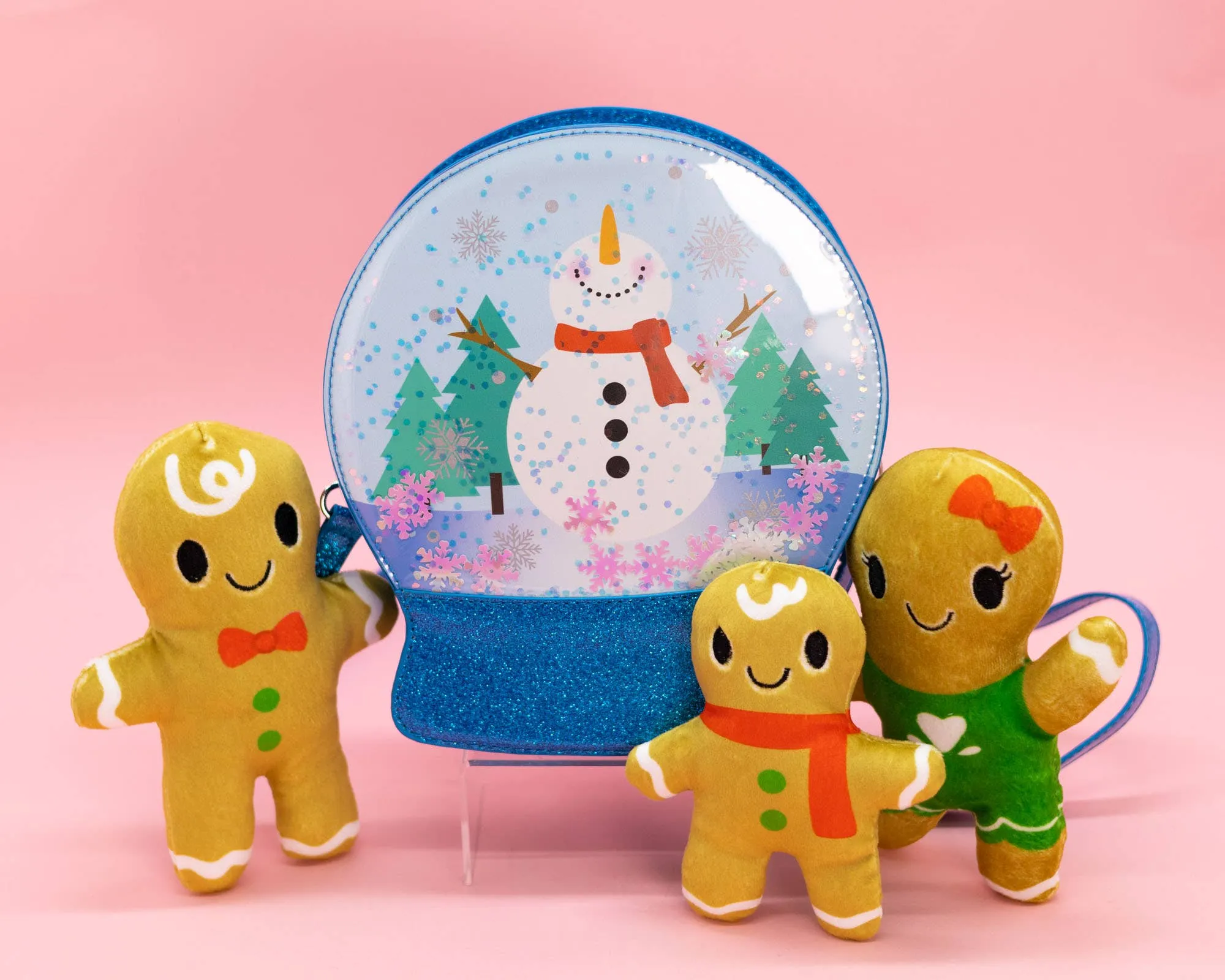 Christmas Snowglobe Handbag: Jolly Santa