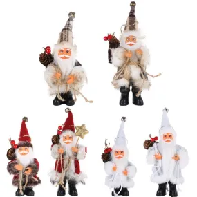 Christmas Tree Ornaments Christmas Santa Claus Doll Toy Decoration Exquisite For Home Xmas Happy New Year Gift For Christmas