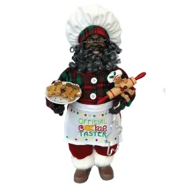 Cookie Taster Santa Claus Figurine
