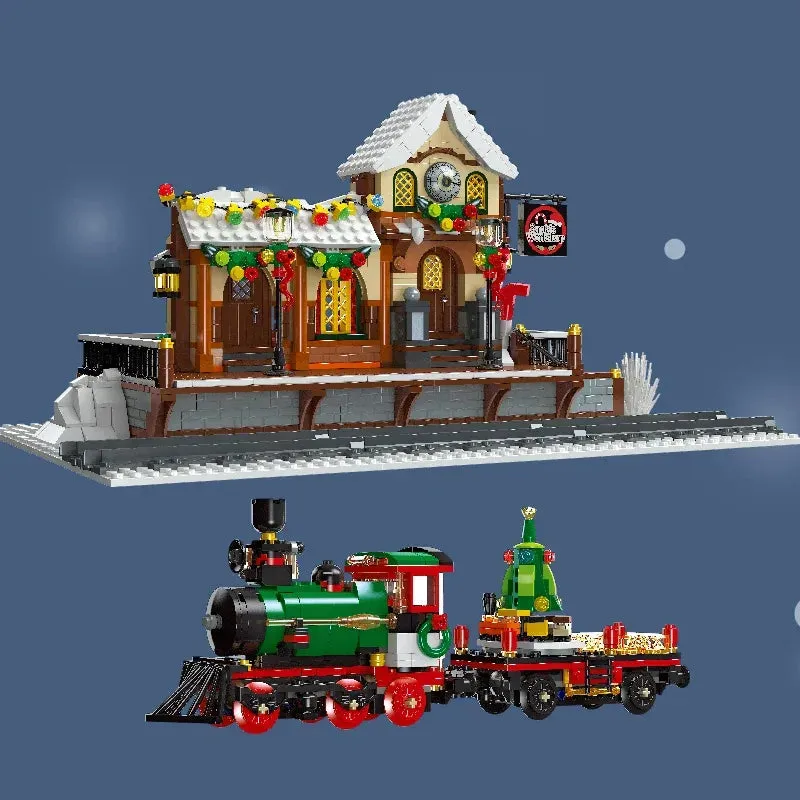 Creator Expert The Railway Station At Christmas Bricks Toy