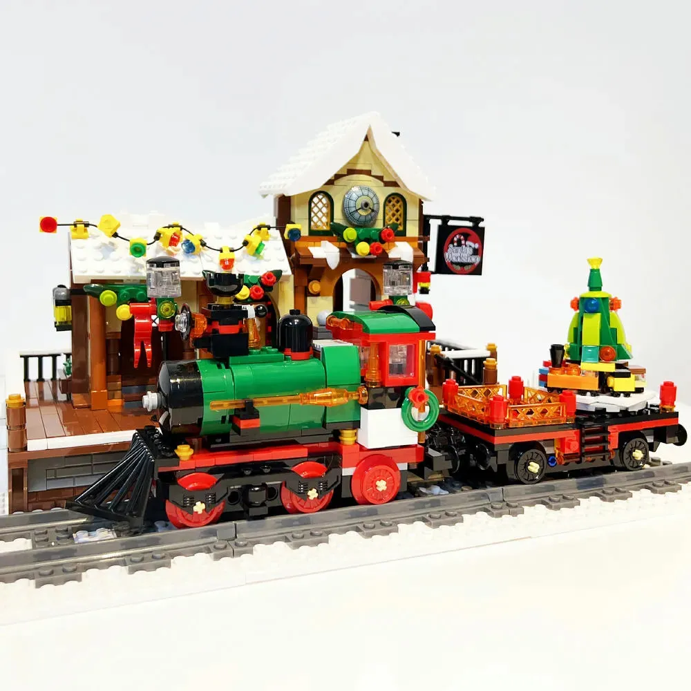 Creator Expert The Railway Station At Christmas Bricks Toy
