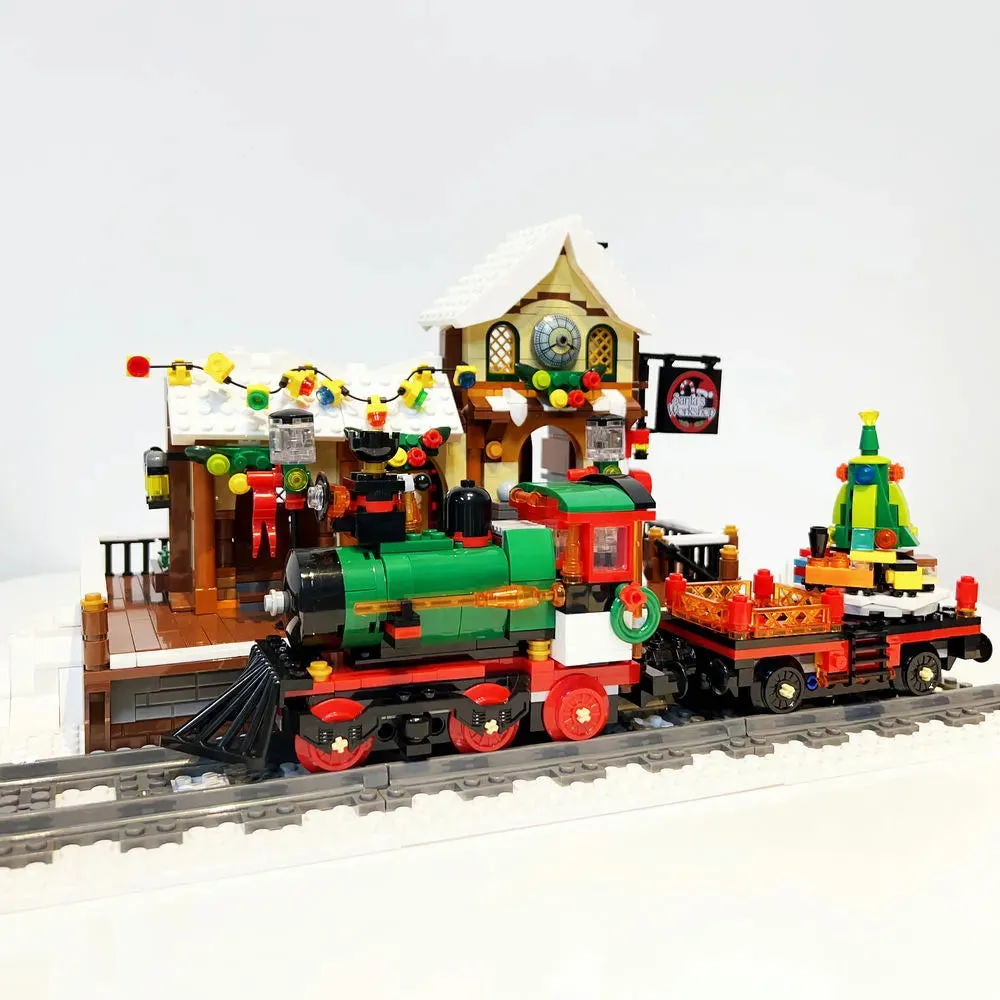 Creator Expert The Railway Station At Christmas Bricks Toy