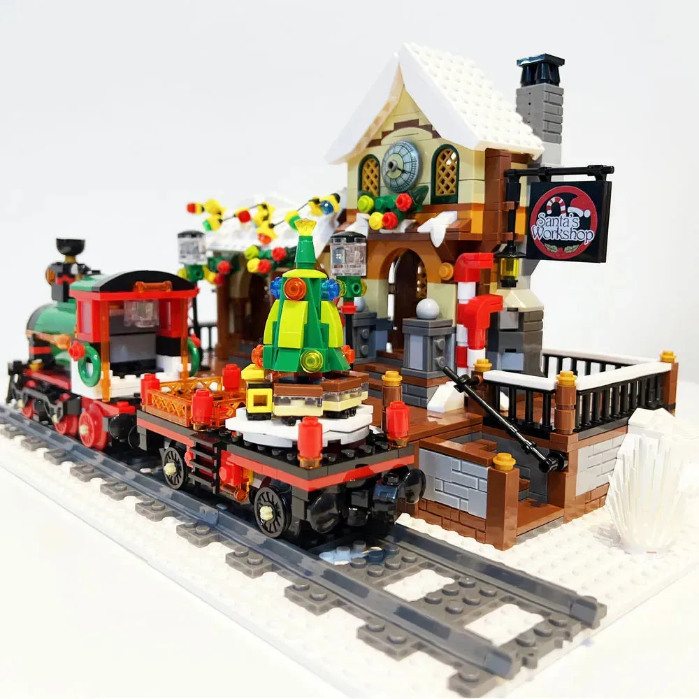 Creator Expert The Railway Station At Christmas Bricks Toy