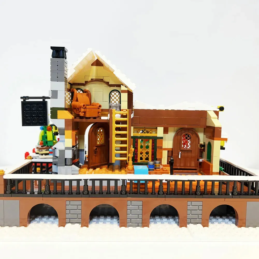 Creator Expert The Railway Station At Christmas Bricks Toy