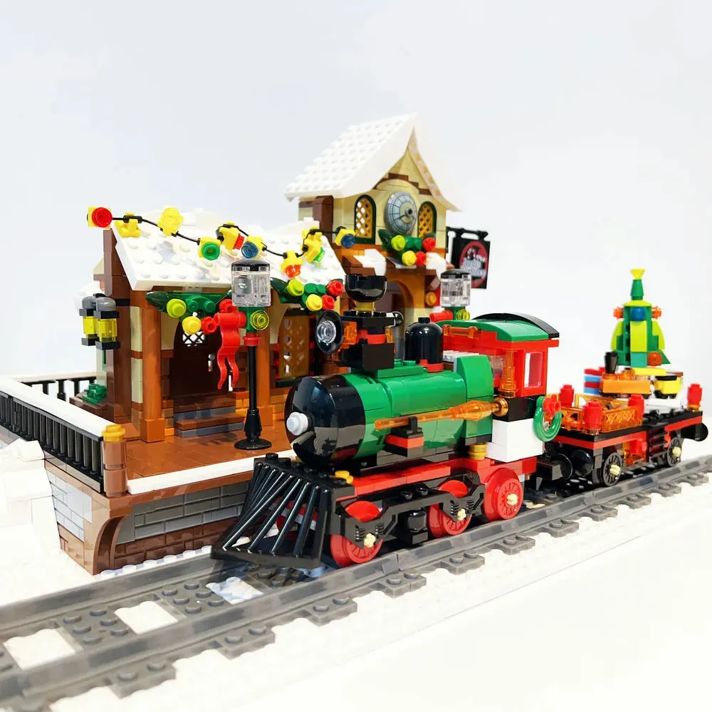 Creator Expert The Railway Station At Christmas Bricks Toy