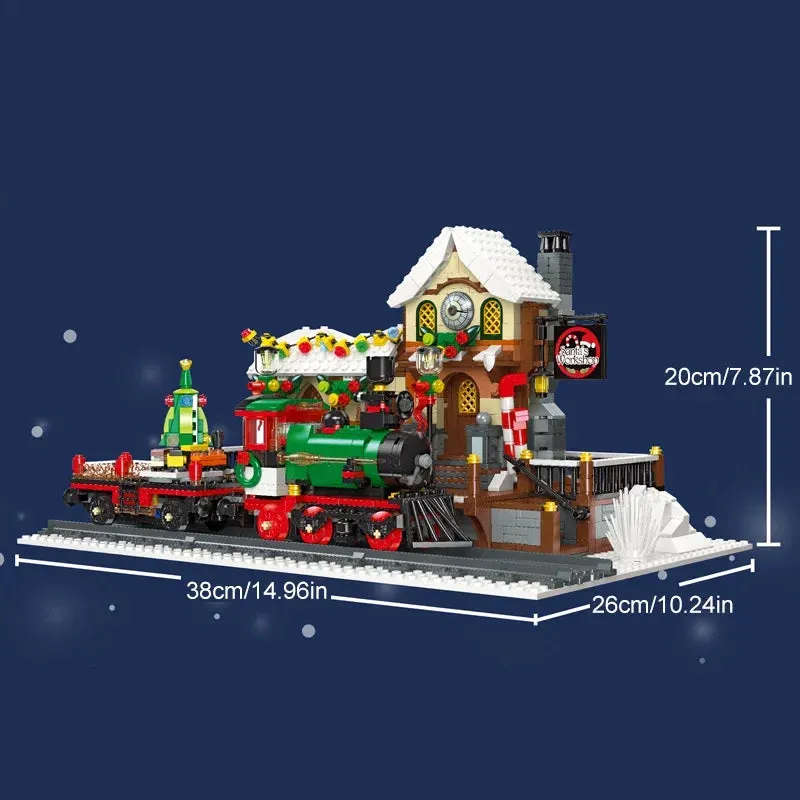 Creator Expert The Railway Station At Christmas Bricks Toy
