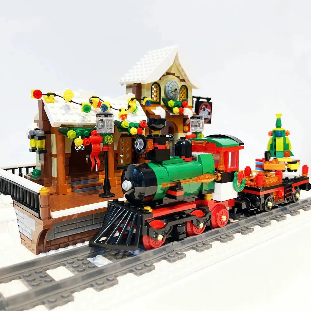 Creator Expert The Railway Station At Christmas Bricks Toy