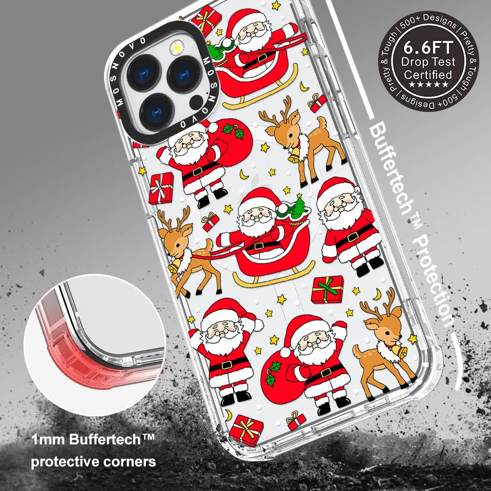 Cute Santa Claus Deer Phone Case - iPhone 13 Pro Max Case