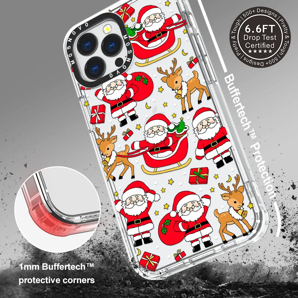 Cute Santa Claus Deer Phone Case - iPhone 13 Pro Max Case