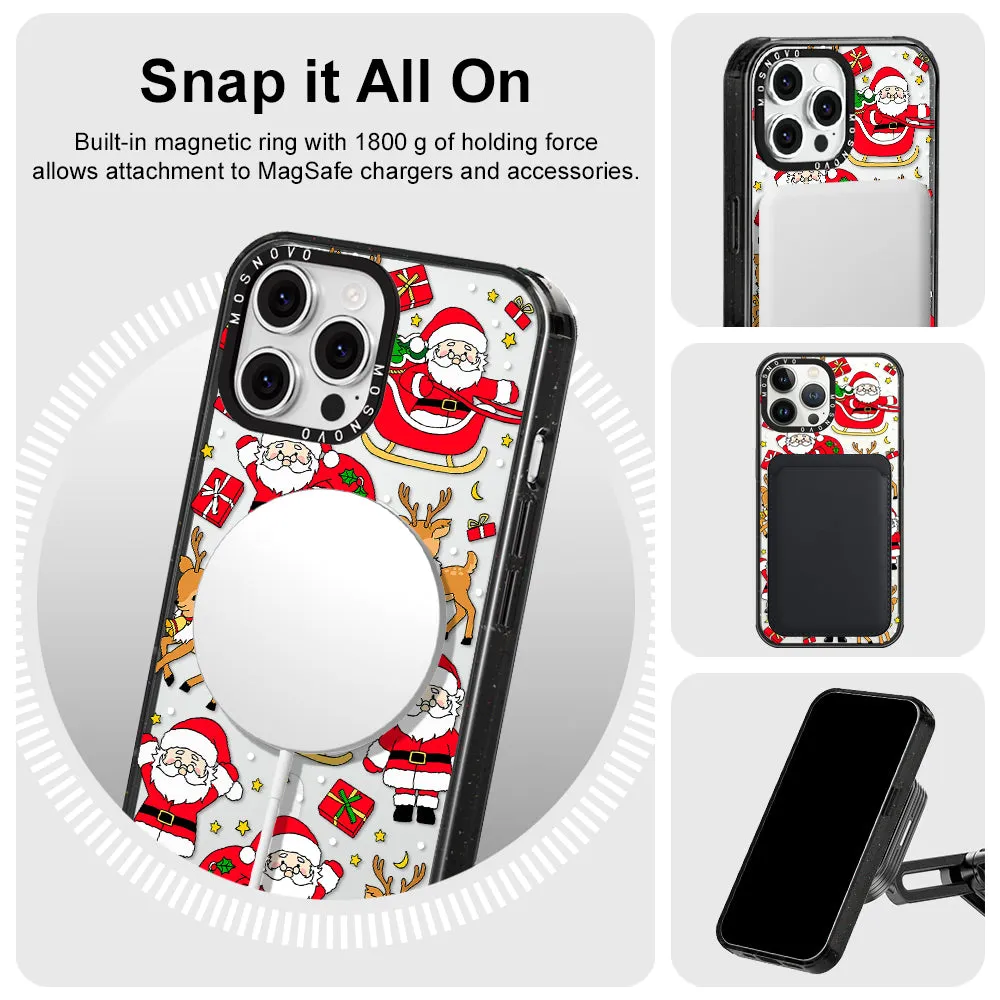Cute Santa Claus Deer Phone Case - iPhone 13 Pro Max Case