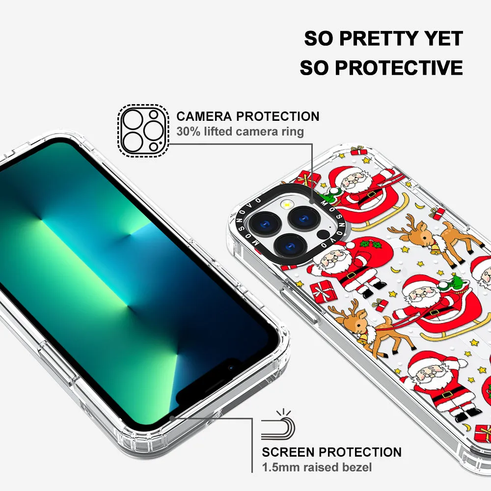 Cute Santa Claus Deer Phone Case - iPhone 13 Pro Max Case