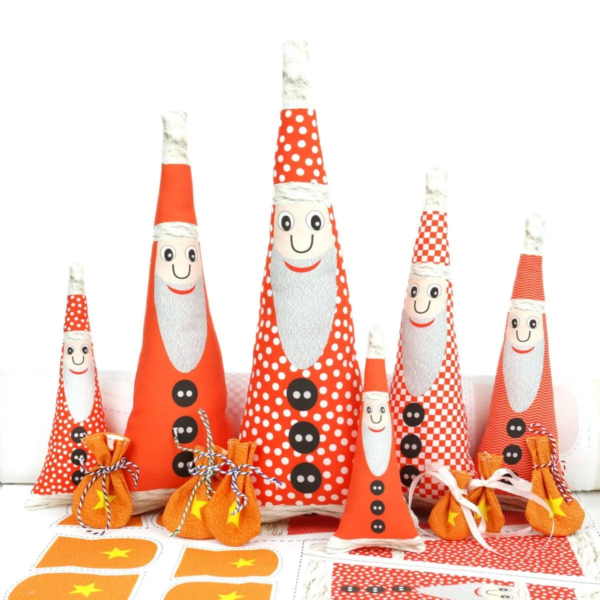 DIY Sewing Set - Pillow Set - Santa Claus Christmas