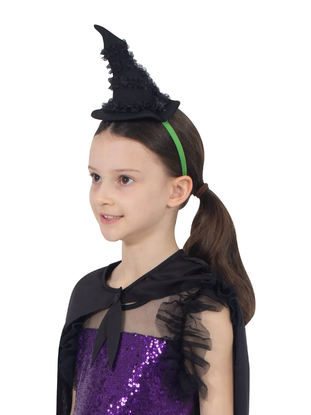 Elphaba Mini Witch's Hat on Headband for Kids - Wicked