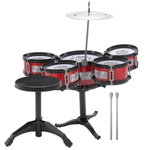 Exciting Kids Jazz Drum Set with 5 Drums, Sticks & Cymbal – Musical Fun!
