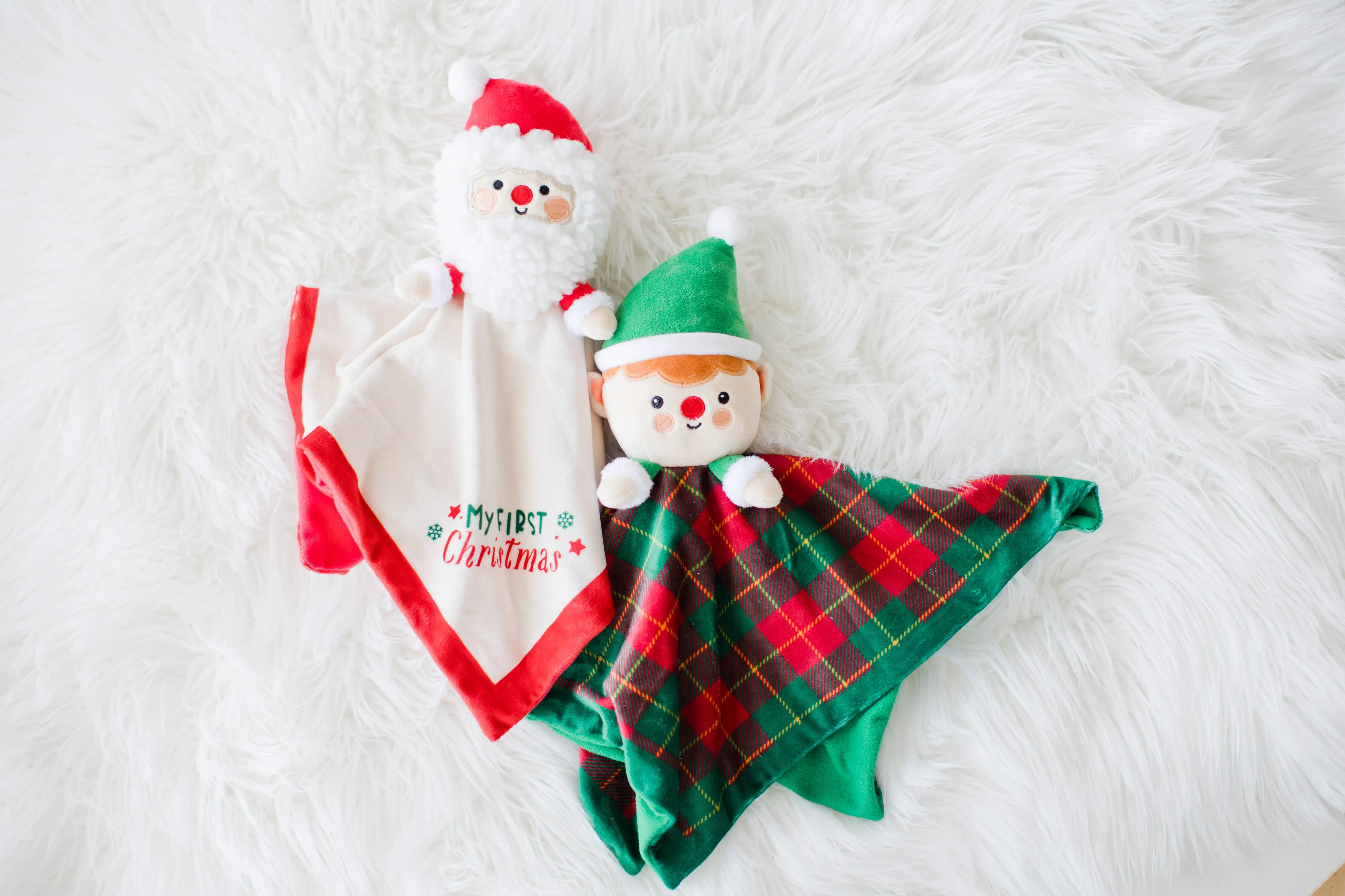 First Christmas Santa Snuggle Holiday Blanket
