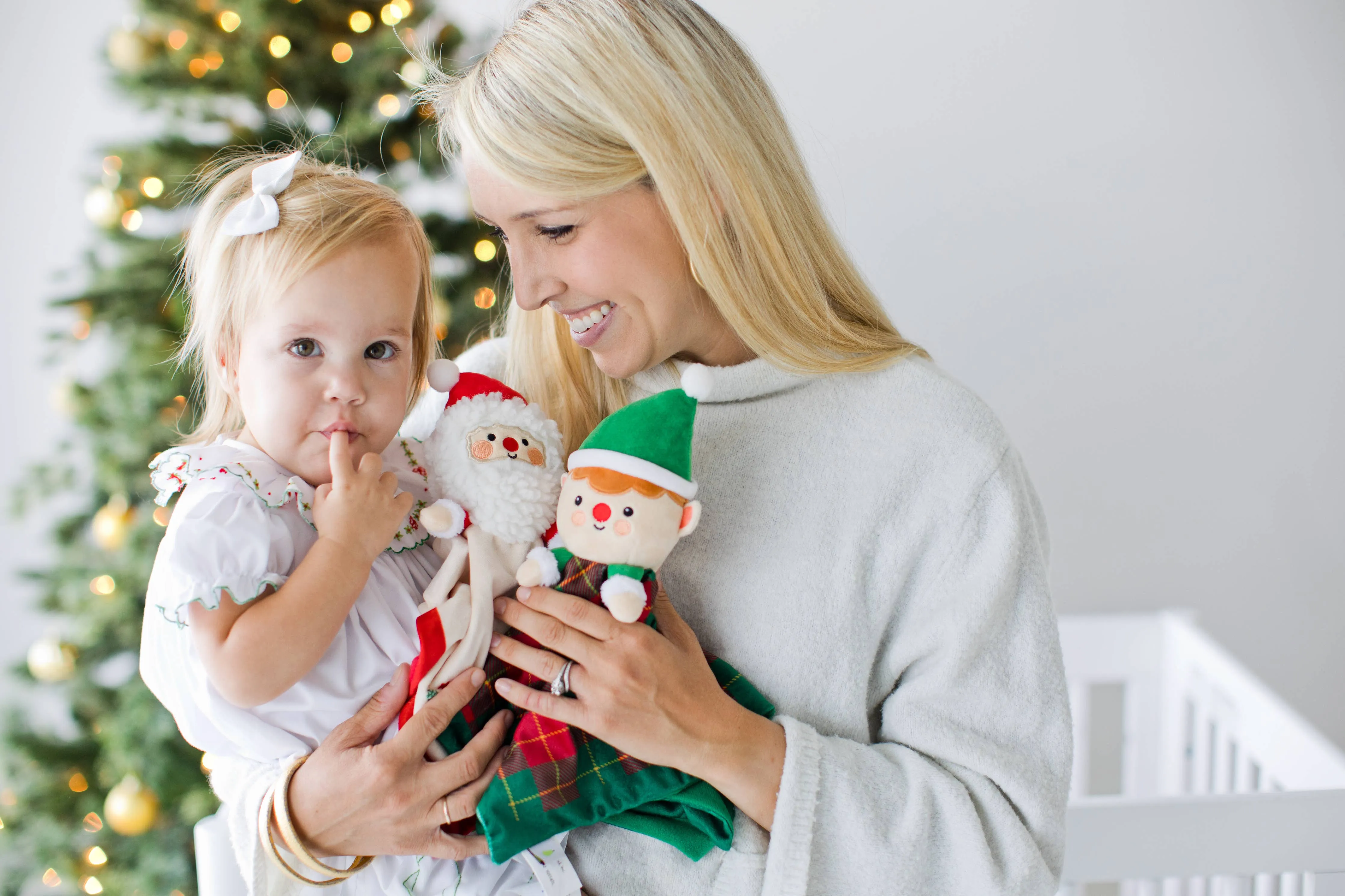 First Christmas Santa Snuggle Holiday Blanket