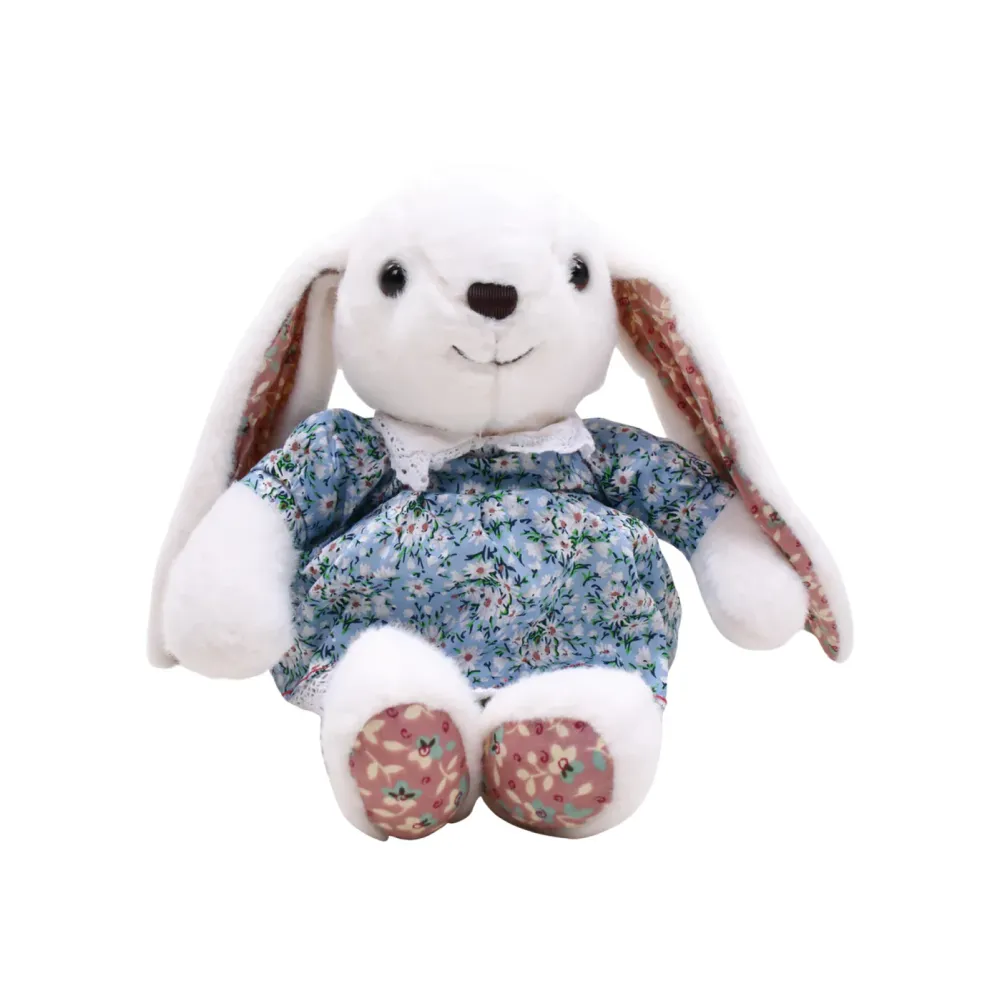 Floral Country Easter Bunny 16"