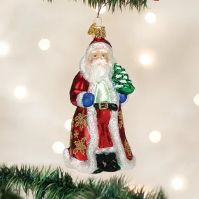 Glistening Golden Santa