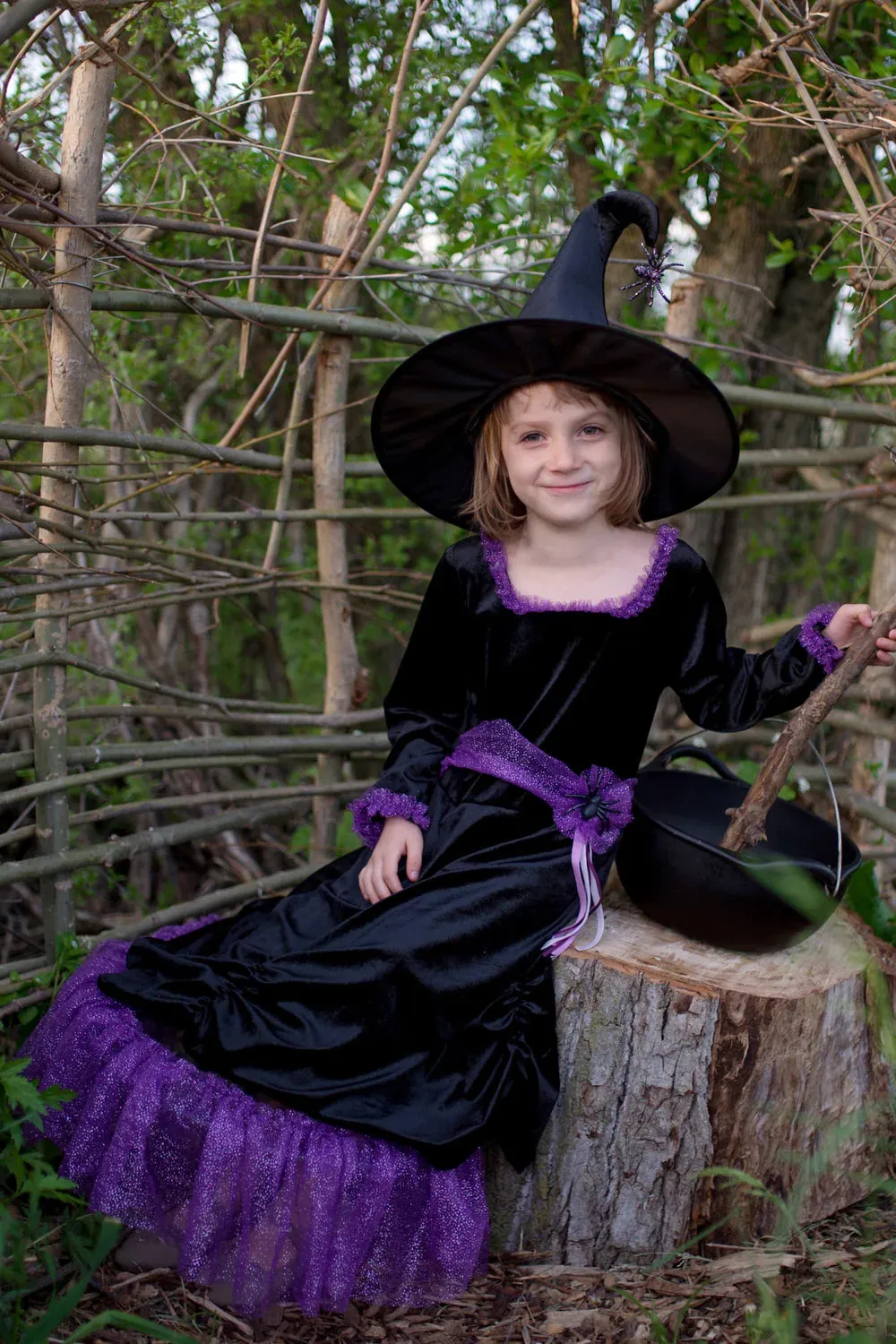 Great Pretenders Vera The Velvet Witch Dress & Hat