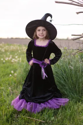 Great Pretenders Vera The Velvet Witch Dress & Hat