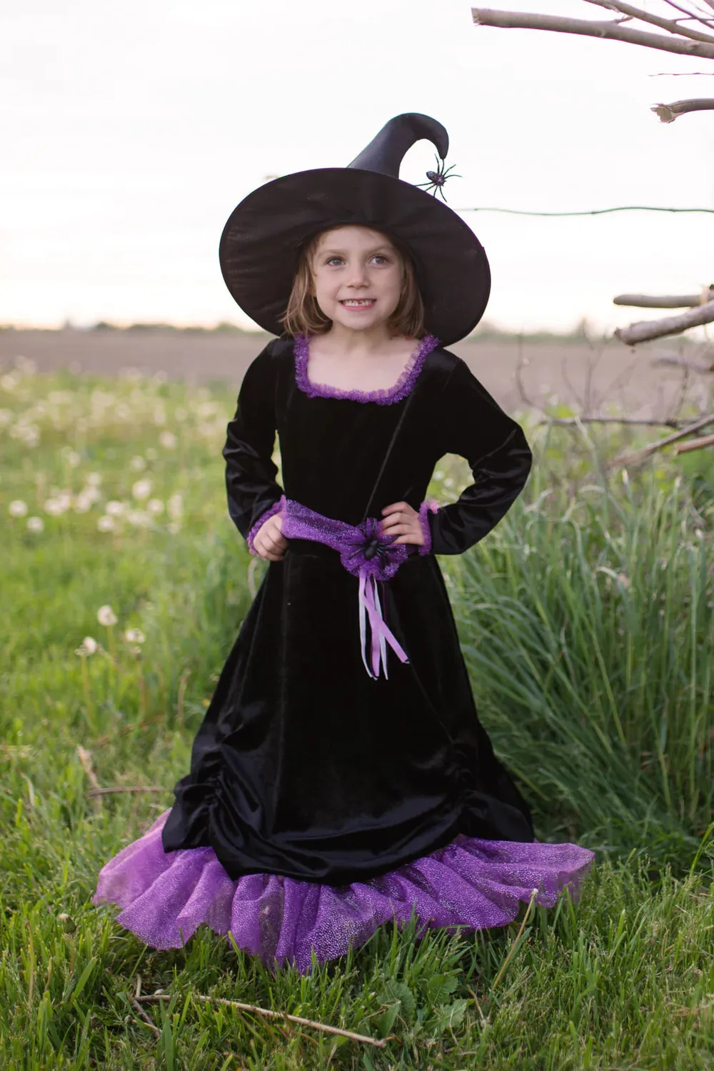 Great Pretenders Vera The Velvet Witch Dress & Hat