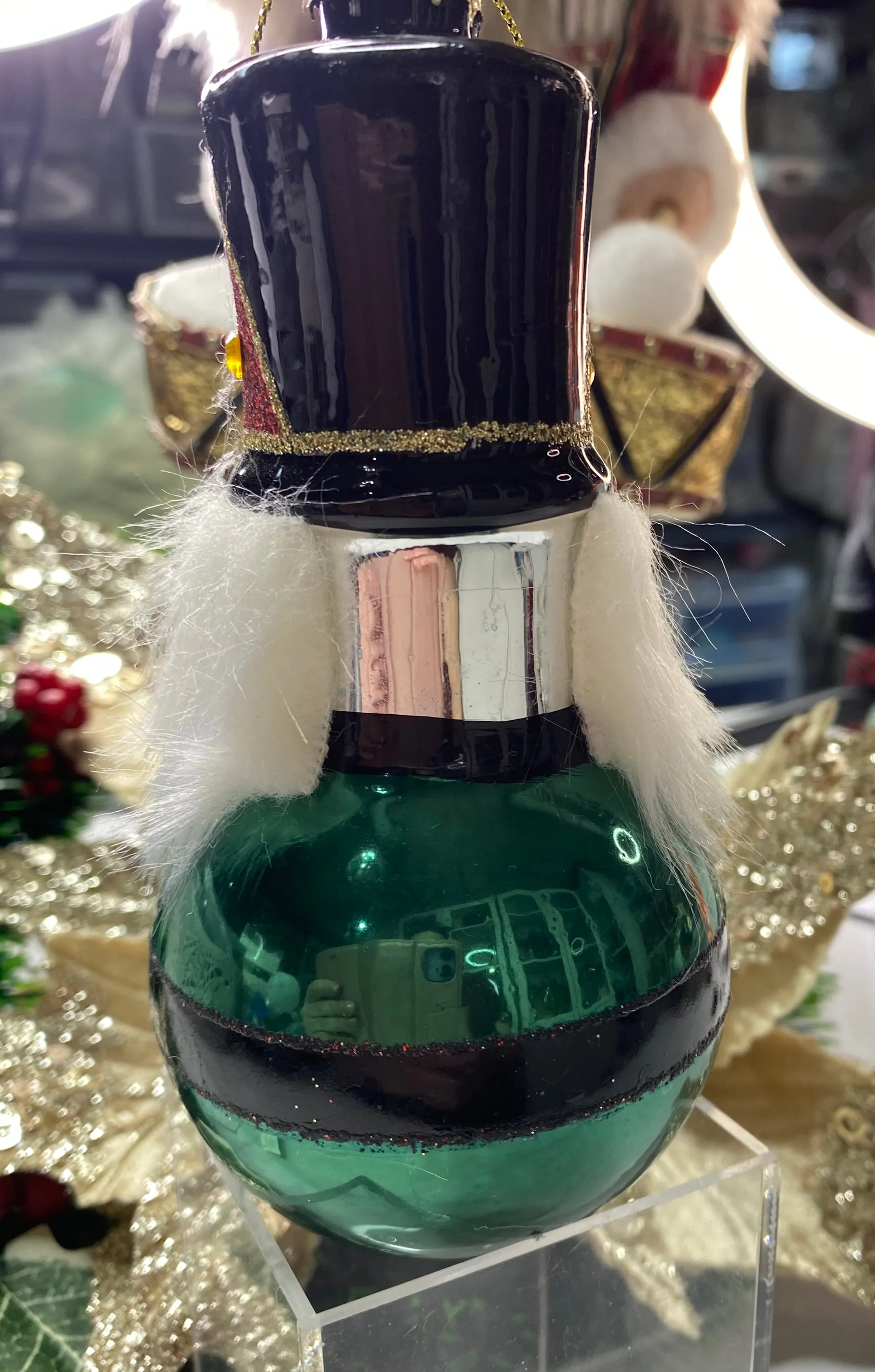 Green Nutcracker Hanging Ornaments