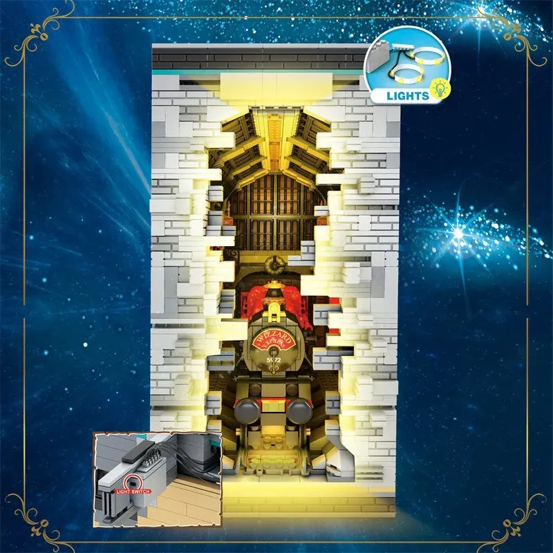 Harry Potter MOC Movie Magic Station Bricks Toy