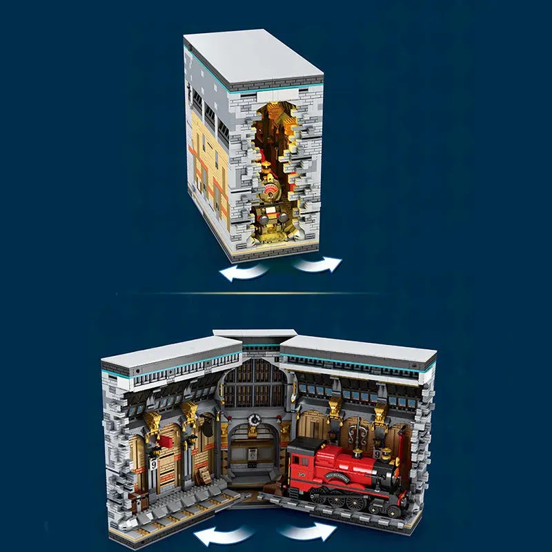 Harry Potter MOC Movie Magic Station Bricks Toy